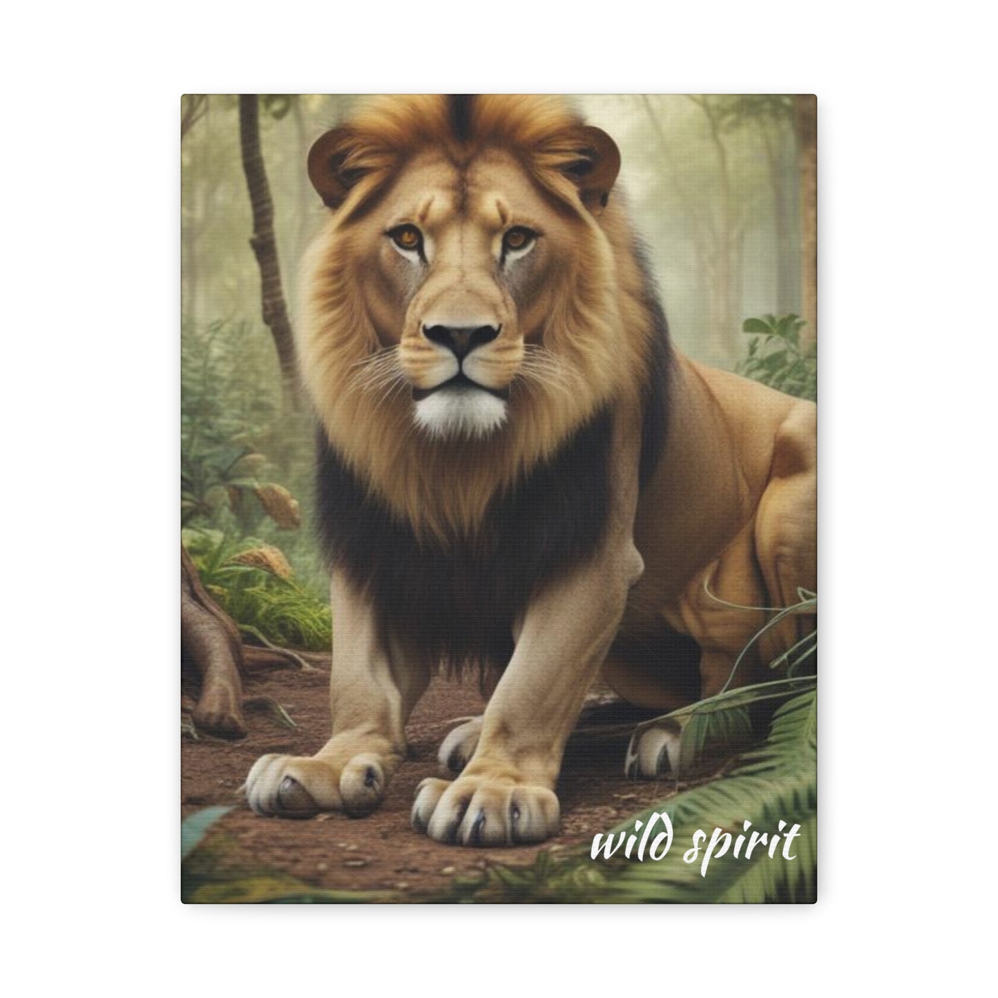 Canvas Wall Art - King of the Jungle Matte Canvas Print