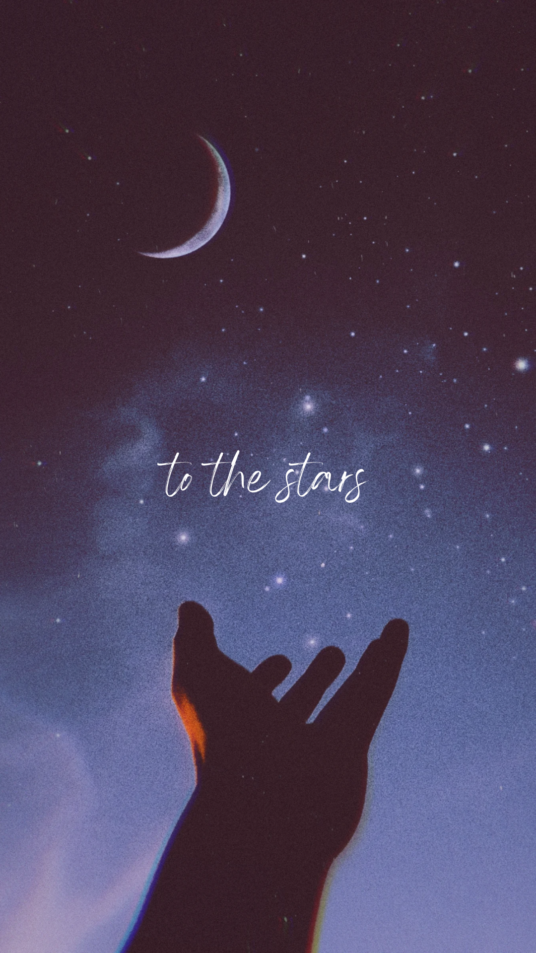 To the Stars – Night Sky Inspirational Art Print