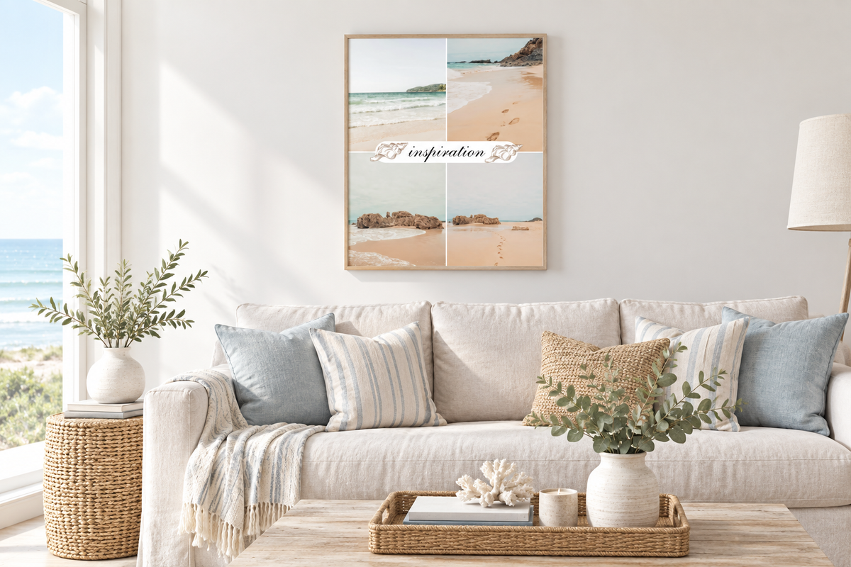 Ocean Inspiration in a living room